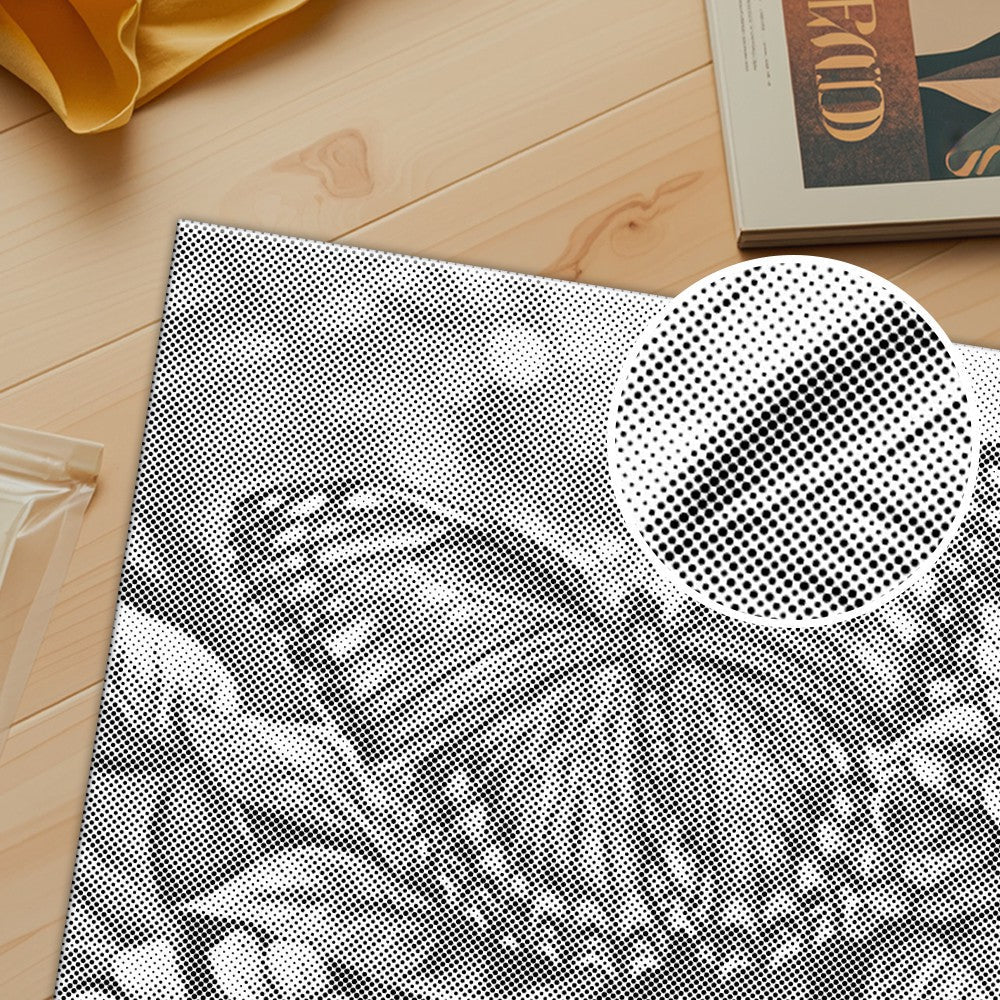 Blauer Schmetterling – Punktmalerei