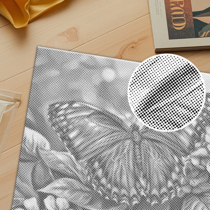Blauer Schmetterling – Punktmalerei