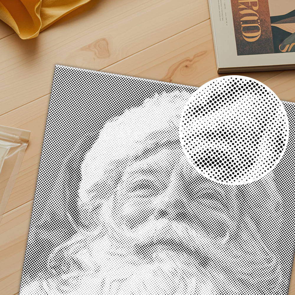 Der freundliche Weihnachtsmann – Punktmalerei