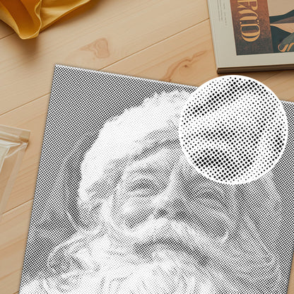 Der freundliche Weihnachtsmann – Punktmalerei