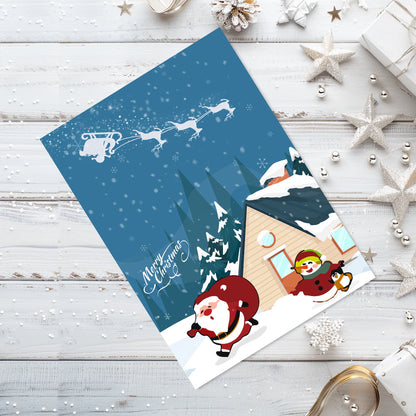 Weihnachtskarte II – Malen nach Zahlen