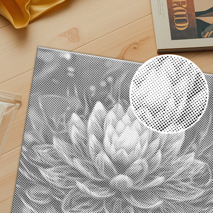 Mystische Lotusblume – Punktmalerei