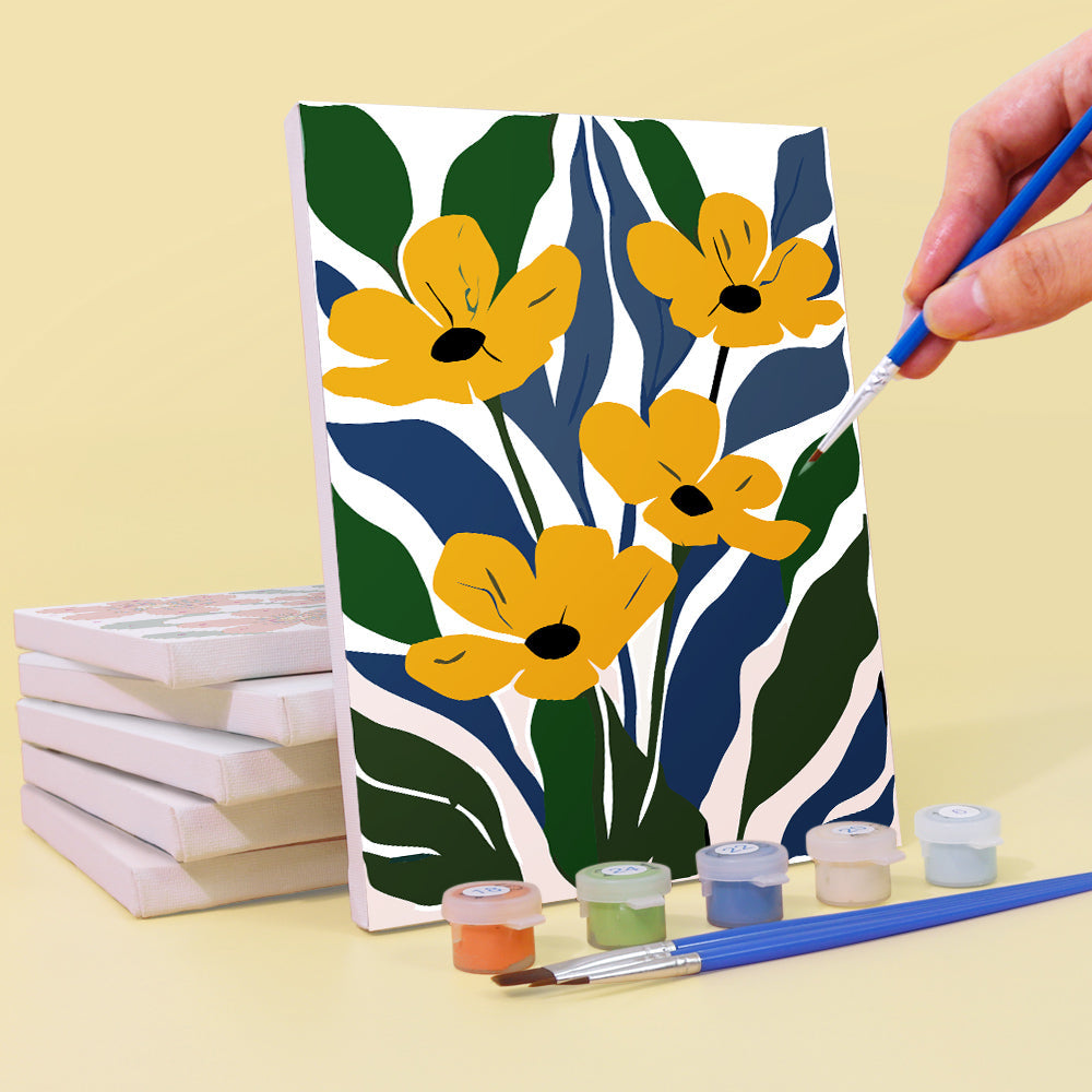 Botanische Laune – Malen nach Zahlen