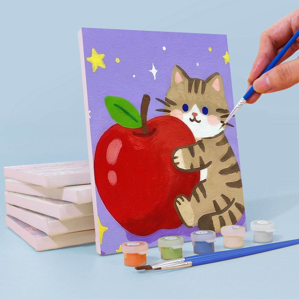 Kätzchen und Früchte