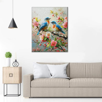Pájaros cantores – Pintar por números