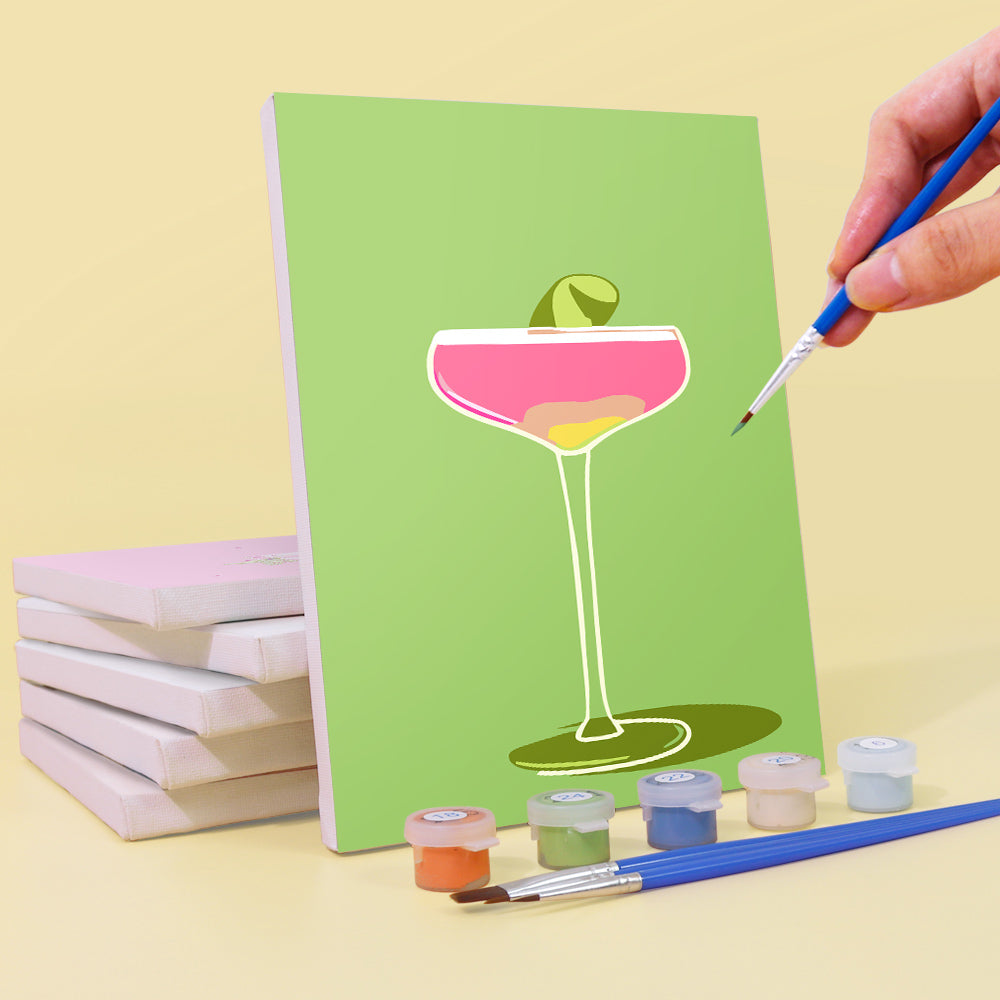 Flüssige Kunst – Malen nach Zahlen