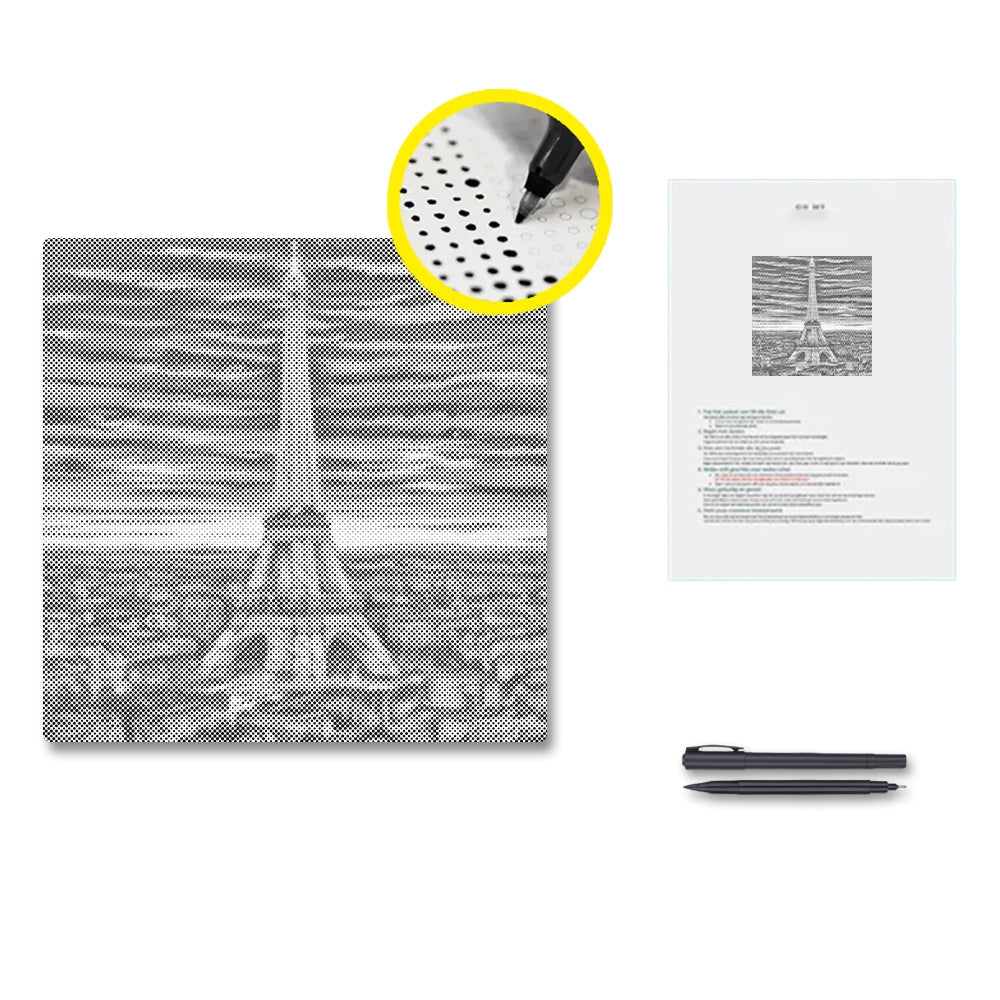 Eiffelturm - Punktmalerei