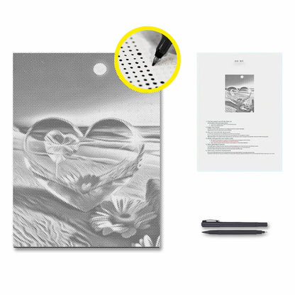 Kristallherz – Punktmalerei