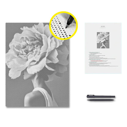 Frau Blume - Punktmalerei