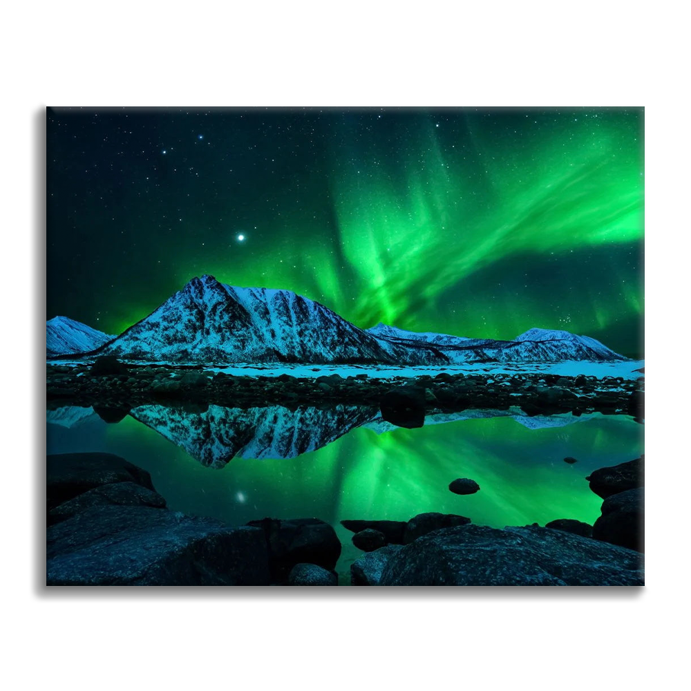 Aurora Mountain – Verf op nummer