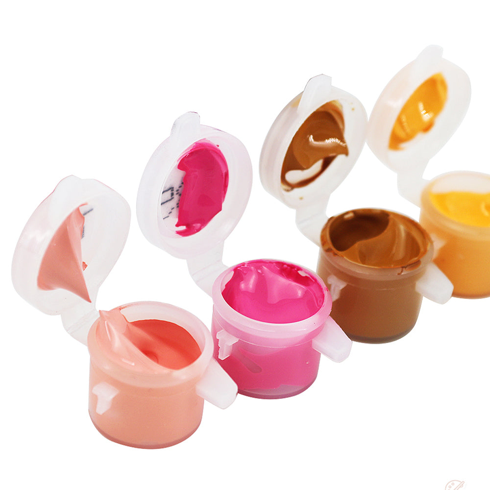 Old Town Street im Herbst – Malen nach Zahlen