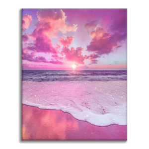 Mar Rosa - Pintura por Números