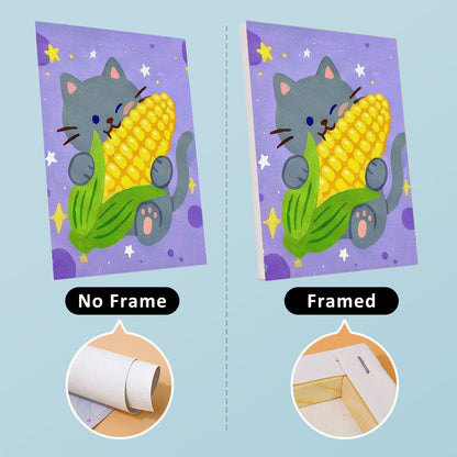 Kätzchen und Früchte