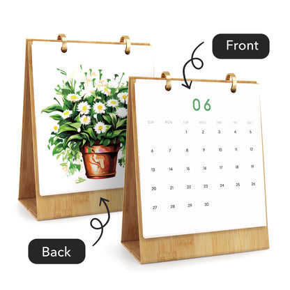 Pflanzen-Edition – 2027 Malen nach Zahlen Tischkalender