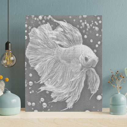 Jewlley Betta Fish - Punktmalerei