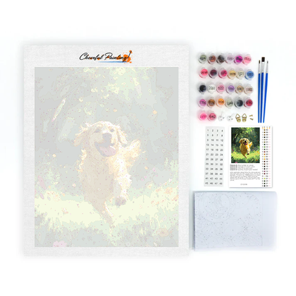 Golden Retriever – Malen nach Zahlen