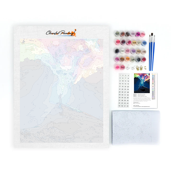 Colores del espacio – Pintar por números