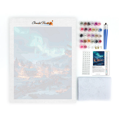 Ciudad suiza – pintar por números