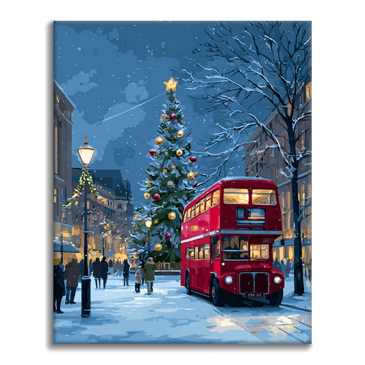 Weihnachtsfahrt – Malen nach Zahlen