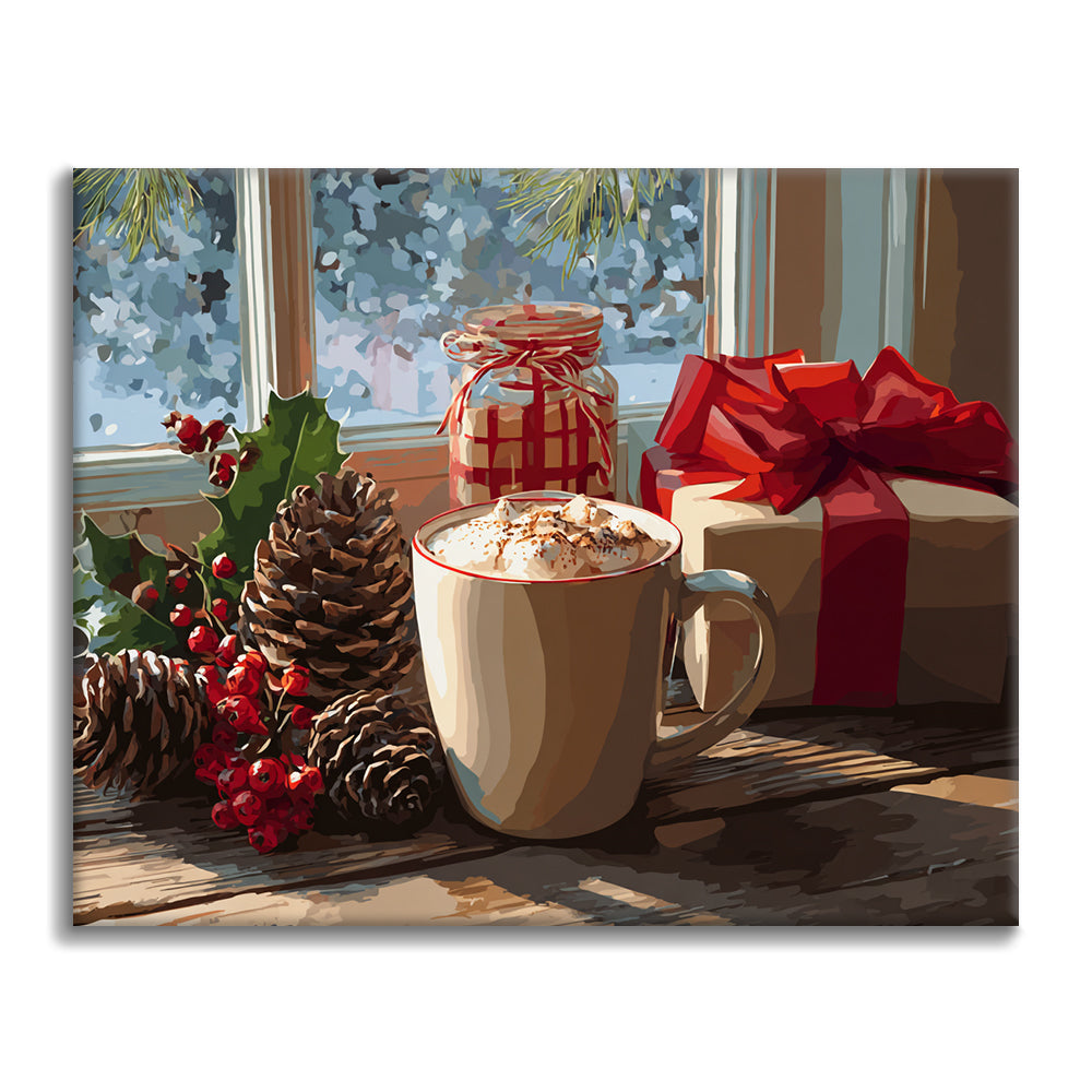 Gemütlicher Morgen – Malen nach Zahlen