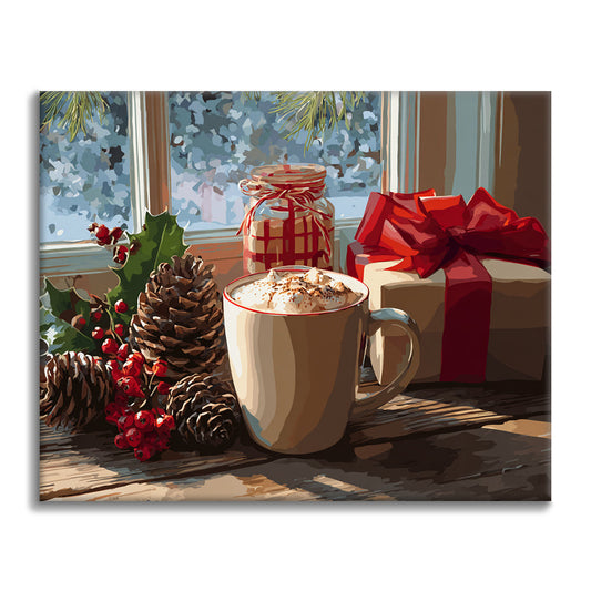 Gemütlicher Morgen – Malen nach Zahlen