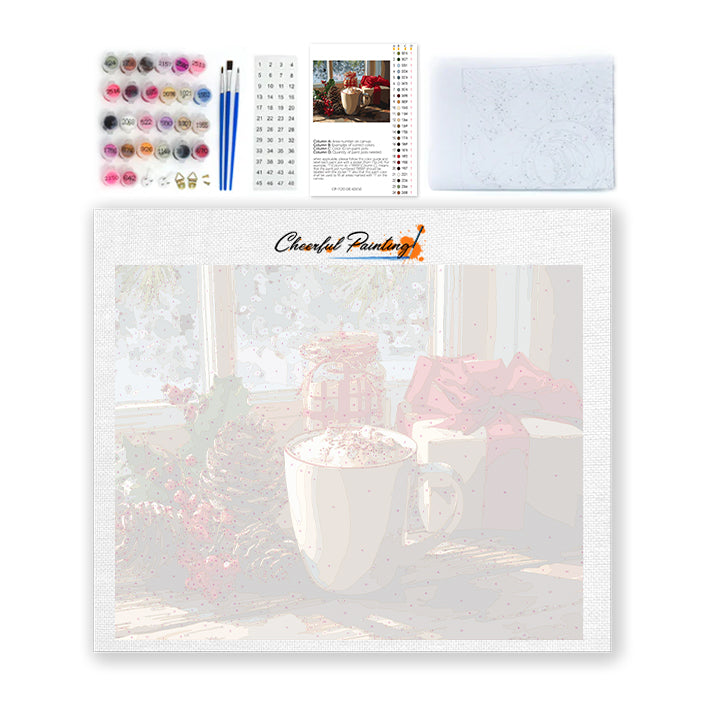 Gemütlicher Morgen – Malen nach Zahlen