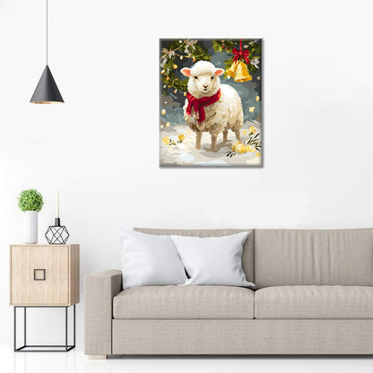 Winterlamm – Malen nach Zahlen