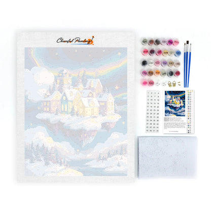 Winterstadt – Malen nach Zahlen