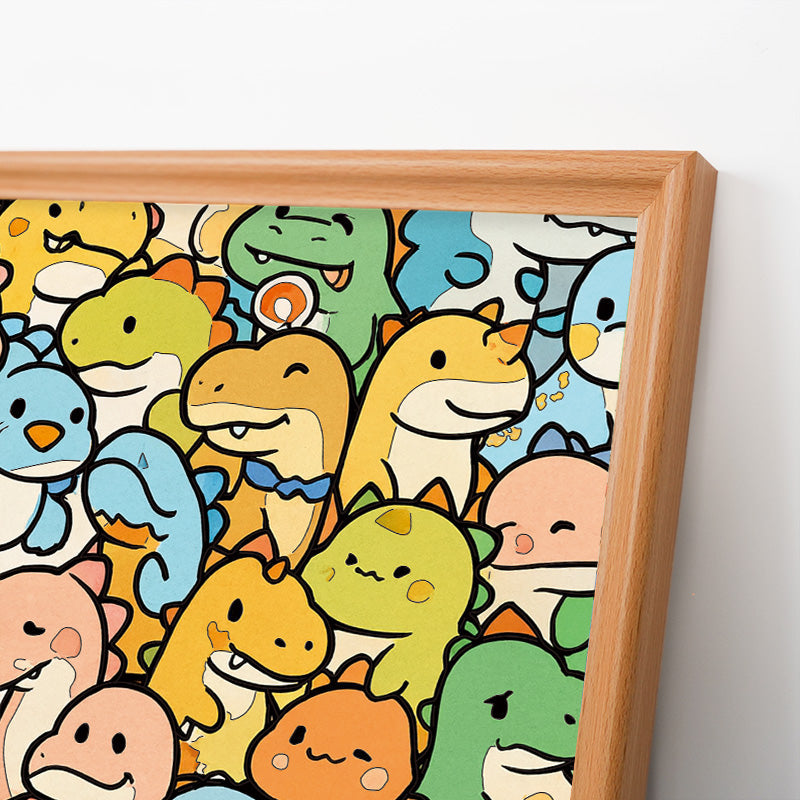 Kleiner Drache – Ausmalpuzzle aus Holz