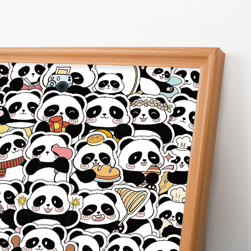 Panda III – Ausmalpuzzle aus Holz