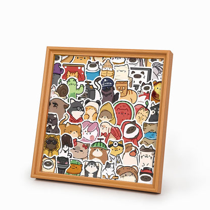 Fröhliche Haustiere – Ausmalpuzzle aus Holz