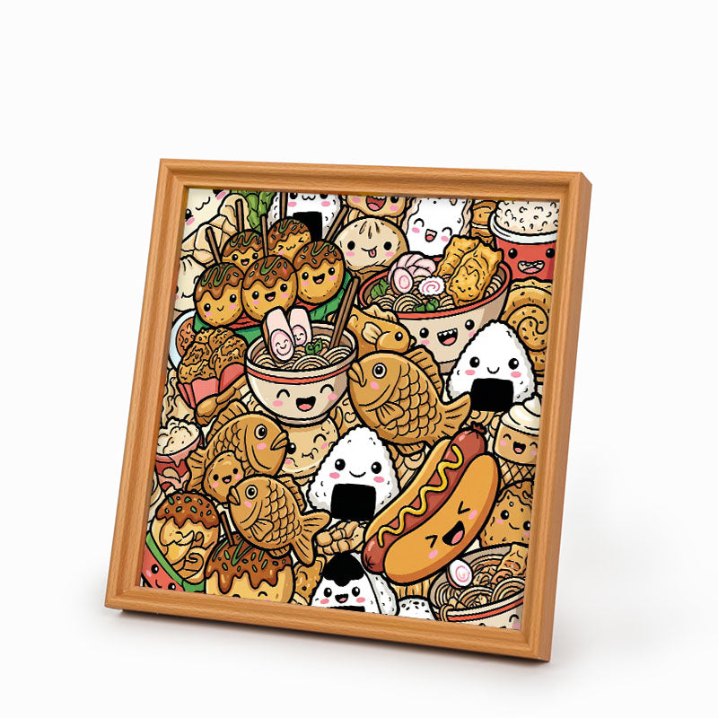 Happy Bites – Ausmalpuzzle aus Holz