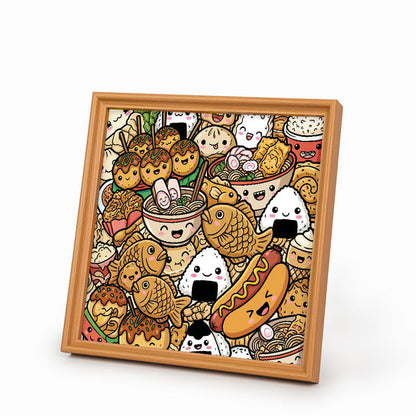 Happy Bites – Ausmalpuzzle aus Holz