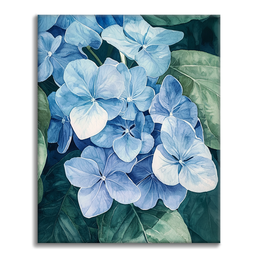 Blumen der Stille - Malen nach Zahlen