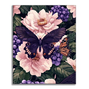 Monarchs purpurne Nocturne - Malen nach Zahlen