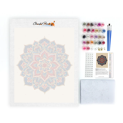 Zwillings-Mandala - Malen nach Zahlen