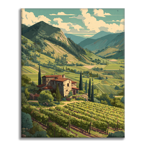 Emerald Vineyard - Malen nach Zahlen