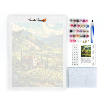 Emerald Vineyard - Malen nach Zahlen