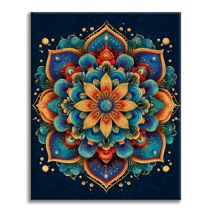 Glory Mandala - Malen nach Zahlen
