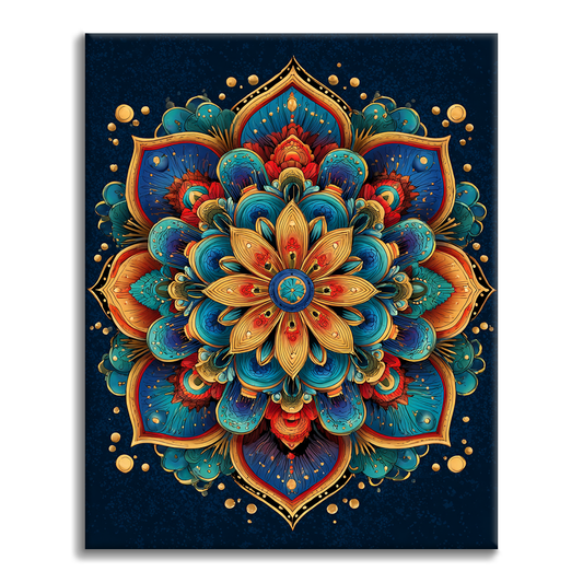 Glory Mandala - Malen nach Zahlen
