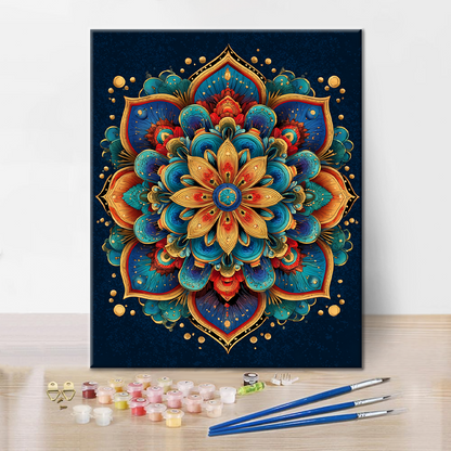 Glory Mandala - Malen nach Zahlen