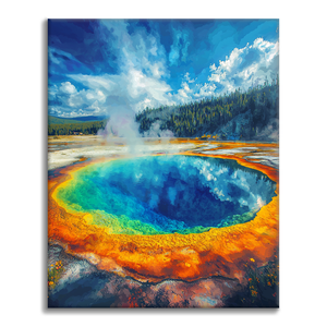 Morning Glory Pool - Malen nach Zahlen