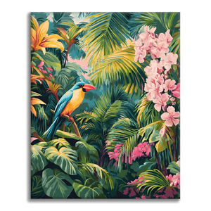 Paradiesvogel - Malen nach Zahlen