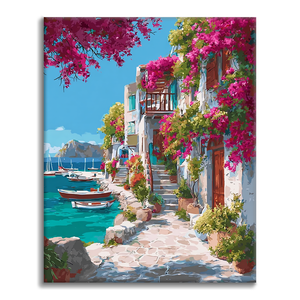 Pink Horizon - Malen nach Zahlen