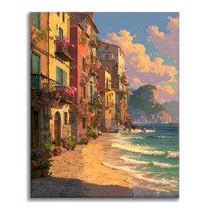 Sunset Shores - Malen nach Zahlen