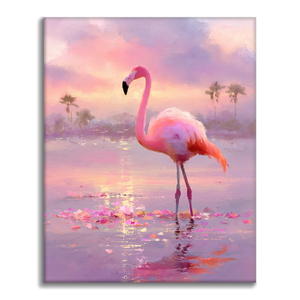 Twilight Flamingo - Malen nach Zahlen