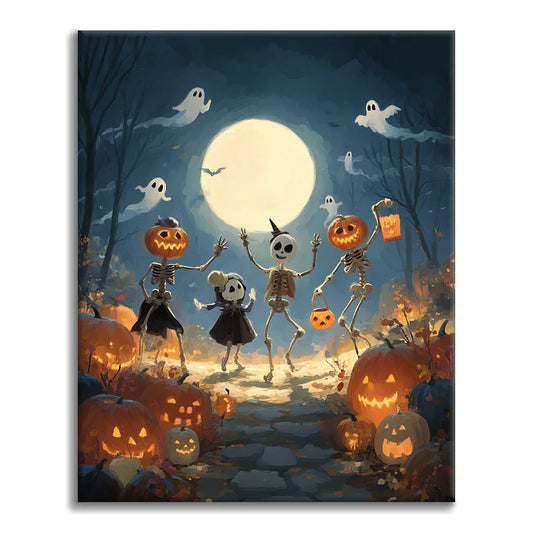 Halloween Ball - Malen nach Zahlen