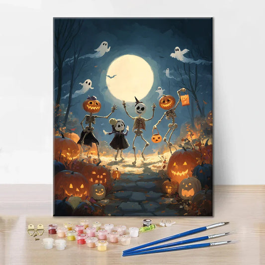 Halloween Ball - Malen nach Zahlen