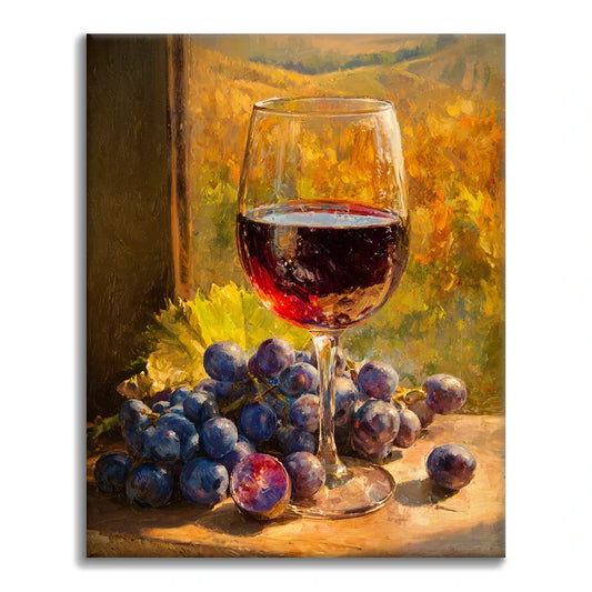 Wein - Malen nach Zahlen