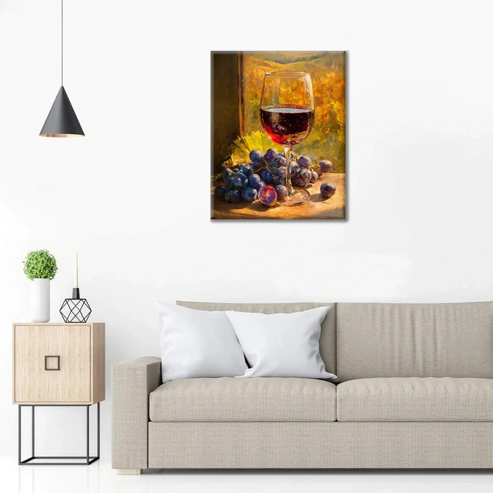 Wein - Malen nach Zahlen